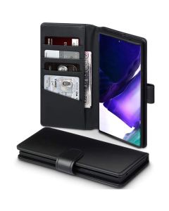 Terrapin Δερμάτινη Θήκη Πορτοφόλι Wallet Case (117-002a-319) Μαύρο (Samsung Galaxy Note 20 Ultra)