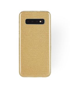 Forcell Glitter Shine Cover Hard Case Gold (Samsung Galaxy S10 Plus)