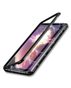 Magneto Bumper Case - Μαγνητική Θήκη Clear / Black (Samsung Galaxy S20)