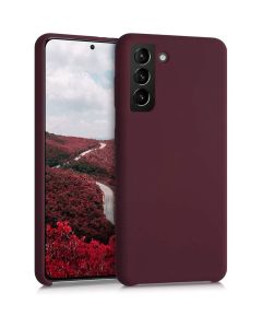 KWmobile Flexible Rubber Case Θήκη Σιλικόνης (54056.190)  Tawny Red (Samsung Galaxy S21 5G)