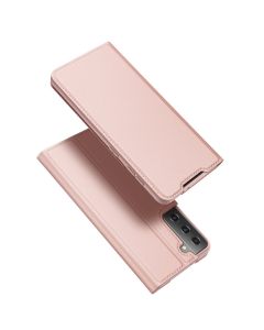 DUX DUCIS SkinPro Wallet Case Θήκη Πορτοφόλι με Stand - Rose Gold (Samsung Galaxy S21 Plus 5G)