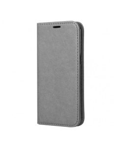 Forcell Magnet Wallet Case Θήκη Πορτοφόλι με δυνατότητα Stand Silver (Samsung Galaxy S8 Plus)