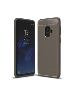 TPU Carbon Rugged Armor Case - Grey (Samsung Galaxy S9)