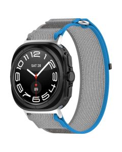 Techsuit Watchband (W054) Υφασμάτινο Λουράκι Samsung Galaxy Watch Ultra 47mm - Blue / Gray