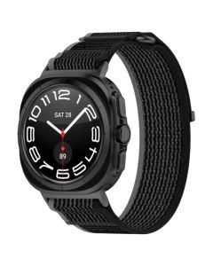Techsuit Watchband (W054) Υφασμάτινο Λουράκι Samsung Galaxy Watch Ultra 47mm - Gray / Black