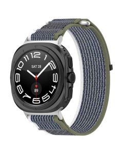 Techsuit Watchband (W054) Υφασμάτινο Λουράκι Samsung Galaxy Watch Ultra 47mm - Green / Gray