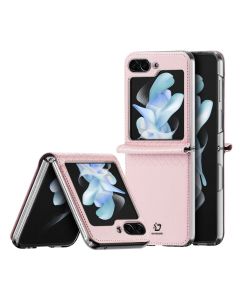 DUX DUCIS Bril PU Leather Case Θήκη Book - Pink (Samsung Galaxy Z Flip5)