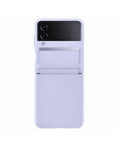 Samsung Leather Flap Cover (EF-VF721LLEGWW) Δερμάτινη Θήκη Serenity Purple (Samsung Galaxy Z Flip4)