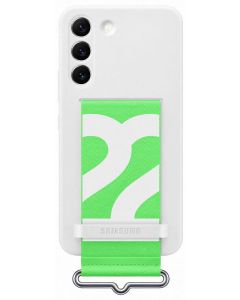 Samsung Silicone Strap Case (EF-GS906TWEGWW) Θήκη Σιλικόνης White (Samsung Galaxy S22 Plus 5G)