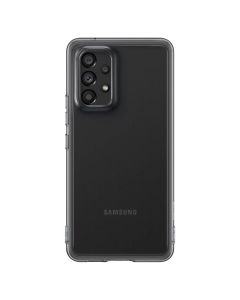 Samsung Soft Clear Cover (EF-QA536TBEGWW) Θήκη Σιλικόνης Black (Samsung Galaxy A53 5G)