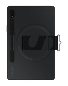 Samsung Strap Case (EF-GX700CBEGWW) Θήκη Σιλικόνης Black (Samsung Galaxy Tab S7 / S8 11.0)