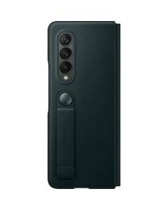 Samsung Leather Flip Cover (EF-FF926LGEGWW) Δερμάτινη Θήκη Green (Samsung Galaxy Z Fold 3)