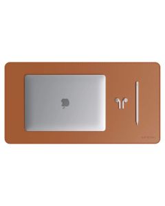 SATECHI DeskMate Eco Leather Mouse Pad - Brown