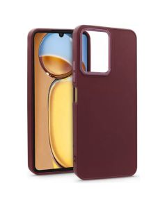 Satin Case with Camera Frame Burgundy (Xiaomi Redmi 13C / Poco C65 / 13C 5G)