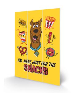 Scooby Doo (Snacks) Wood Print - Ξύλινη Ταμπέλα Διακόσμησης 20x29.5cm