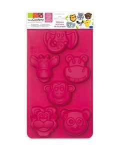Scrap Cooking Silicone Mould Jungle Animals-Themed (SCC-3156) Φόρμα Σιλικόνης για Κέικ