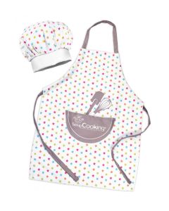 Scrap Cooking Set of Children’s Apron + Chef’s Hat (SCC-1130) Σετ Ποδιά και Σκούφος Μαγειρικής για Παιδιά