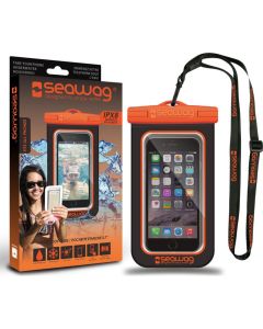 Seawag IPX8 Universal Αδιάβροχη Θήκη για Smartphones έως 5.7'' - Black / Orange