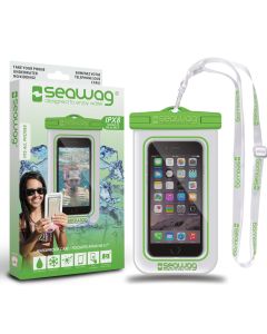 Seawag IPX8 Universal Αδιάβροχη Θήκη για Smartphones έως 5.7'' - White / Green