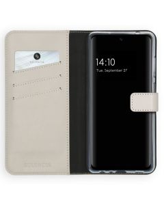 Selencia Era Genuine Leather Wallet Case Δερμάτινη Θήκη Πορτοφόλι - Gray (Samsung Galaxy A72 4G / 5G)
