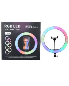 MJ30 RGB Ring LED Light 12'' without Tripod Φωτισμός Led - Black