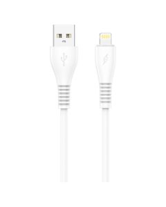 Sendem M35P Cable 6A Καλώδιο Φόρτισης USB to Lightning 0.9m White