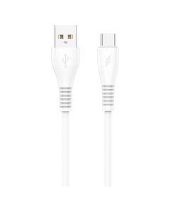 Sendem M35T Cable 6A Καλώδιο Φόρτισης USB to Type-C 0.9m White