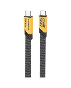 Sendem M82 Cable 66W PD Καλώδιο Φόρτισης Type-C σε Type-C 1m Yellow
