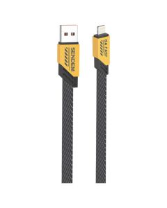 Sendem M83P Cable 200W Καλώδιο Φόρτισης USB σε Lightning 1m Yellow