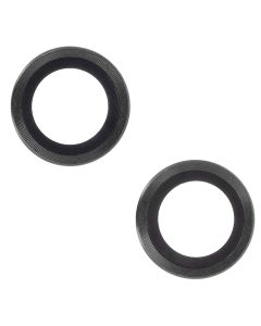 Camera Lens Tempered Glass Film Prοtector Black (iPhone 16)