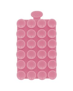 Setty SP-MUN-03 Phone Suction Cup Ένθετο Στήριξης Smartphone με Βεντούζες Pink - MT84503