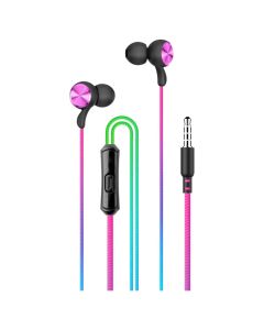 Setty SPD-J-313 In-Ear Earphones Hands Free Ακουστικά Rainbow