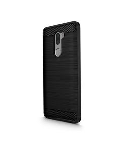 TPU Carbon Rugged Armor Case (139252) Black (Xiaomi Mi5s Plus)