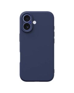Θήκη Σιλικόνης Slim Fit Liquid Silicone Case Dark Blue (iPhone 17)