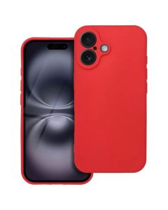 Silicone Lite Soft Touch Case Θήκη Σιλικόνης Red (iPhone 16)