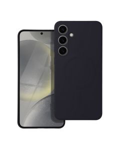 Silicone Mag Cover Case Θήκη Σιλικόνης Συμβατή με MagSafe - Black (Samsung Galaxy S24)