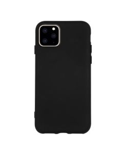 Θήκη Σιλικόνης Slim Fit Liquid Silicone Case Black (iPhone 11 Pro Max)