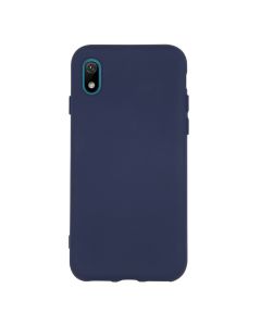 Θήκη Σιλικόνης Slim Fit Liquid Silicone Case Navy Blue (Huawei Y5 2019)