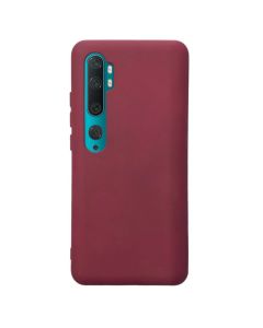 Θήκη Σιλικόνης Slim Fit Liquid Silicone Case Burgundy (Xiaomi Mi Note 10 / Note 10 Pro)