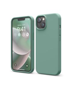 Elago Soft Silicone Case (ES14SC61-MGR) Θήκη Σιλικόνης Midnight Green (iPhone 14)
