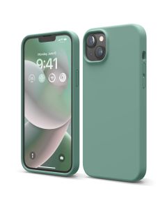 Elago Soft Silicone Case (ES14SC67-MGR) Θήκη Σιλικόνης Midnight Green (iPhone 14 Plus)