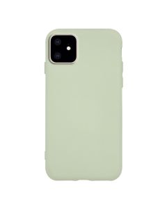 Θήκη Σιλικόνης Slim Fit Liquid Silicone Case Green (iPhone 11)