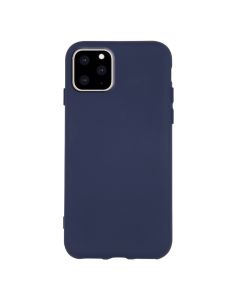 Θήκη Σιλικόνης Slim Fit Liquid Silicone Case Navy Blue (iPhone 11 Pro Max)