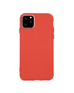 Θήκη Σιλικόνης Slim Fit Liquid Silicone Case Red (iPhone 11 Pro Max)