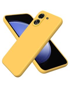 Silicone Lite Soft Touch Case Θήκη Σιλικόνης Yellow (Xiaomi Redmi 13C / Poco C65) - MT74775