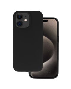 Silicone Lite Soft Touch Case Θήκη Σιλικόνης Black (iPhone 12 / 12 Pro)