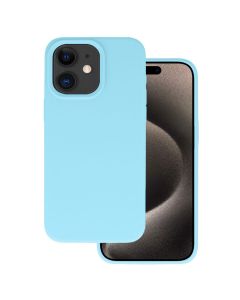 Silicone Lite Soft Touch Case Θήκη Σιλικόνης Light Blue (iPhone 12 / 12 Pro)