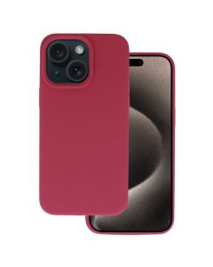 Silicone Lite Soft Touch Case Θήκη Σιλικόνης Burgundy (iPhone 15)