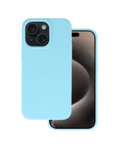 Silicone Lite Soft Touch Case Θήκη Σιλικόνης Light Blue (iPhone 15 Plus)