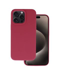Silicone Lite Soft Touch Case Θήκη Σιλικόνης Burgundy (iPhone 16 Pro) - MT84155